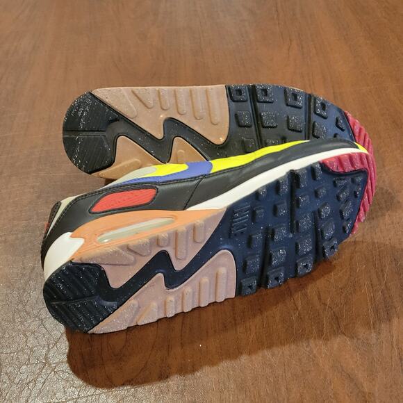 Nike Air Max 90 Volt Light Bone Ultramarine DH8010-003 Women’s Sz 8.5 - Picture 6 of 13